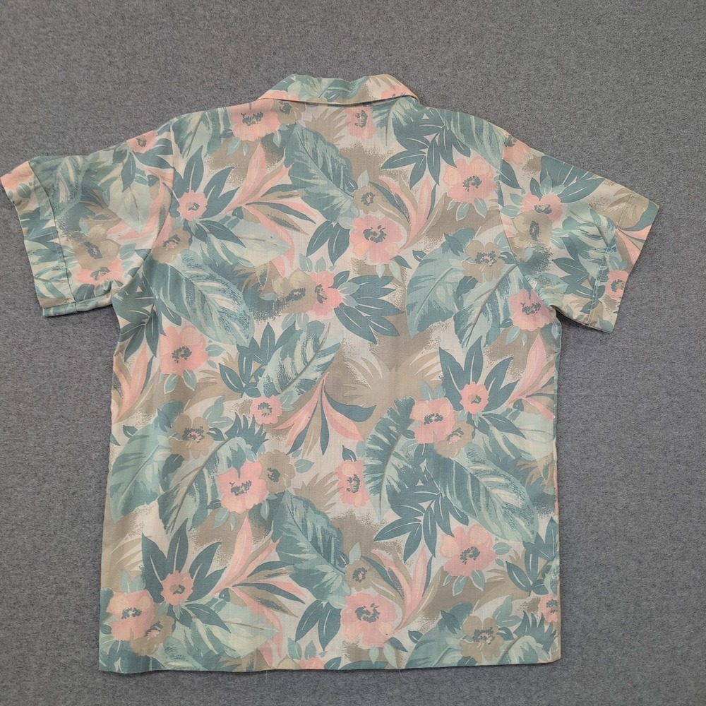 Alfred Dunner Women's Floral Print Short Sleeve Button Up Shirt Size 12 Vintage - Picture 3 of 3